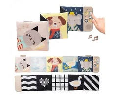 Taf toys sensorinė knygelė kūdikiui su garsais Soothing Sounds Book