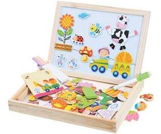 Rappa 2Kids Toys Magnetic board Farm 102 pieces