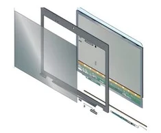 3M ALCF-P ABR2 pažangi šviesos kontrolės plėvelė, 432x432 mm lakštai