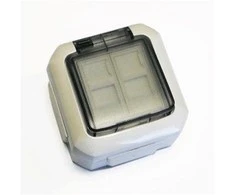 ABB duomenų lizdas OUTDOOR IP54 STP CAT5E 2xRJ45