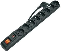 ACAR S8 Juodas 8 AC outlet(s) 230 V 5m