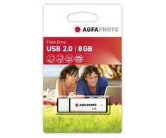 AgfaPhoto USB 2.0 sidabrinis 8GB
