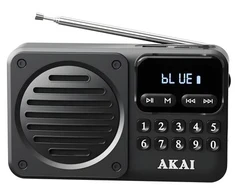 AKAI Przenośne Radio APR-300 juoda