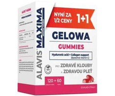 ALAVIS MAXIMA Gelowa Gummies jahoda 120 tablet + 60 kapslí