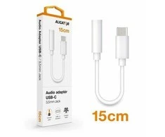 Aligator Alligator Audio Adapteris USB-C / 3.5mm Jack, Baltas