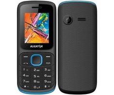 Aligator Alligator D210 Dual Sim juodas and mėlynas
