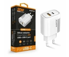Aligator USB maitinimo įkroviklis baltas