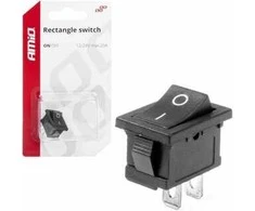 Stačiakampis jungiklis įjungimui ir išjungimui 12v 24v amio-03082