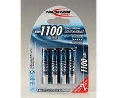 1x4 Ansmann NiMH rech. baterija 1100 Micro AAA 1050 mAh