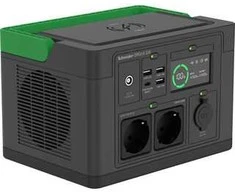 „Apc Schneider OffGrid“ nešiojama elektrinė 330, 230 V, 332 Wh ličio jonų, LCD, 2 CEE 7/3 „Schuko“ lizdai, „Sinewave“, 3 USB-A, 1 USB-C, belaidis įkroviklis