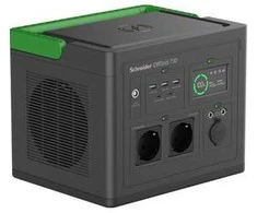 „Apc Schneider OffGrid“ nešiojama elektrinė 730, 738 Wh ličio jonų, LCD, 2 CEE 7/3 „Schuko“ lizdai, „Sinewave“, 3 USB-A, 2 USB-C, belaidis įkroviklis