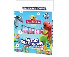 Astra vaško kreidelės 12 spalvų Mini