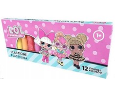 L.O.L Surprise Plastelina Astra plastyczna szkolna - L.O.L 12 kolorów