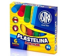 Astra Apvalus plastilinas vaikams 6 spalvos