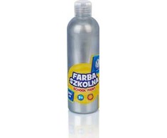 Farba szkolna naturalna tempera Astra 250 ml metaliczna sidabrinė