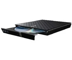ASUS SDRW-08D2S-U LITE - Juodas - Tray - Vertical/Horizontal - DVD±R/RW - USB 2.0 - 1 MB