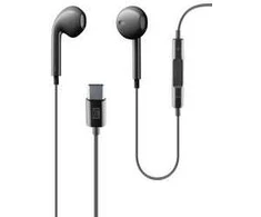 Ausinės Cellular Line Cellularline USB-C Ausinės su mikrofonu juoda