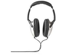 Nedis Over-Ear-Ausinės su laidu| Seillänge 6.00 m| Lautstärke-Regler| Juodas