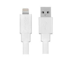 AVACOM MFI-120W USB KABELAS - ŽAIBAS, MFI SERTIFIKACIJA, 120cm, Baltas
