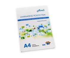 AVELI Laminavimo plėvelė A4 250mic (2x125) blizgi