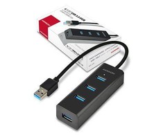 AXAGON HUE-S2B, 4x USB 5Gbps Įkrovimo šakotuvas, mikro USB maitinimo jungtis, USB-A laidas 30cm