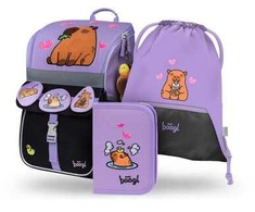 Baagl ergonomiškas mokyklinės kuprinės rinkinys vaikams, 18 l, poliesteris, Zippy Set 3