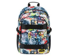 Baagl Mokyklinė kuprinė - Vaikiškos mokyklos kuprinės su ergonomiška nugara, krūtinės diržu ir atšvaitais (Batman Comics)