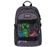 BAAGL Školní batoh Skate Minecraft TNT