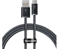Baseus CALD000616 Kabelis USB-A (M) - USB-C (M) 1 m pilka