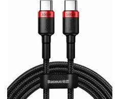 Baseus CATKLF-AL91 Kabelis USB-C (M) - USB-C (M) 2 m juoda