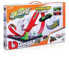 BBURAGO Go Gears Extreme Hyper 6 kilpa ir paleidimas su 2 automodeliais, 18-30535