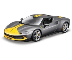 Bburago Ferrari 296 GTB Assetto Pilkas/Geltona 1:18 BBURAGO