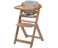 Bebe Confort Timba Natural Wood medinė auginimo kėdė + įdėklas
