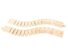 Big Jigs Bigjigs Rail Ohebná kolej 2 kusy