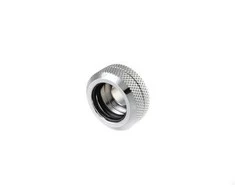 Bitspower Multi-Link Adapteris Connection straight G1/4 inch female thread to 16mm OD hard tube – shiny sidabrinis