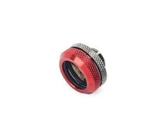 „Bitspower“ daugiakanalis adapteris, tiesus G1/4 colio AG ir 16 mm išorinio skersmens kieto vamzdžio jungtis, blizgus juodas