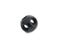 Bitspower Adapteris Q-Splitter 5x G1/4 inch IG – matte juodas