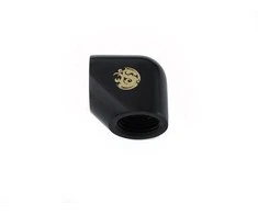 Bitspower adapteris 90 laipsnių G1/4 colio IG į G1/4 colio IG – matinės juodos spalvos