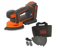 Black &amp; Decker Juodas &amp; Decker Juodas + DECKER DELTA TRINDER 18V 1x1,5Ah BDCDS18