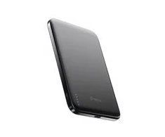 BMX SolidSafe™ Air Titanium 5K Qi2 Wireless Magnetic Power Bank, Juodas