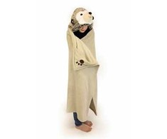 Cozy Noxxiez "Jezyk" Hooded Blanket for Children, 130x100 cm