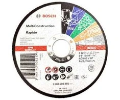 Bosch Univers. pjovimo diskas 125x22,2x1,0 mm MultiCon.
