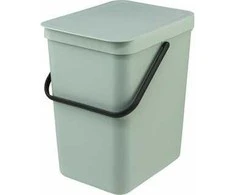 Šiukšlių dėžė BRABANTIA Sort &amp; Go, šviesiai žalios sp., 25 L