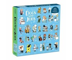Dėlionė Bookshop Dogs With Jobs 500 Piece Puzzle