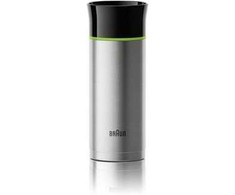 Braun termopuodelis 330 ml sidabrinis juodas