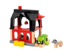Ravensburger Brio Gyvūnų tvartas, pastatas, 3 metai, įvairiaspalvis