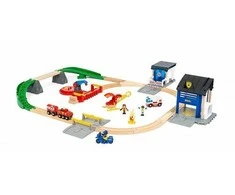 Ravensburger BRIO - Gelbėjimo komandos traukinių rinkinys - (36025)