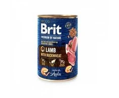 Brit Premium by Nature konservai šunims ėriena with Buckwheat 400g