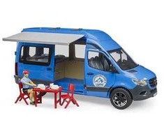 Bruder Ata BRUDER Sprinter Camper mėlyna+fig+akces 02684
