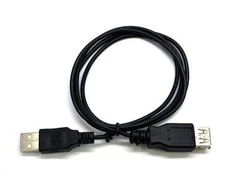 C-Tech USB kabelis USB-A – USB-A 3 m juodas (CB-USB2AA-3-B)